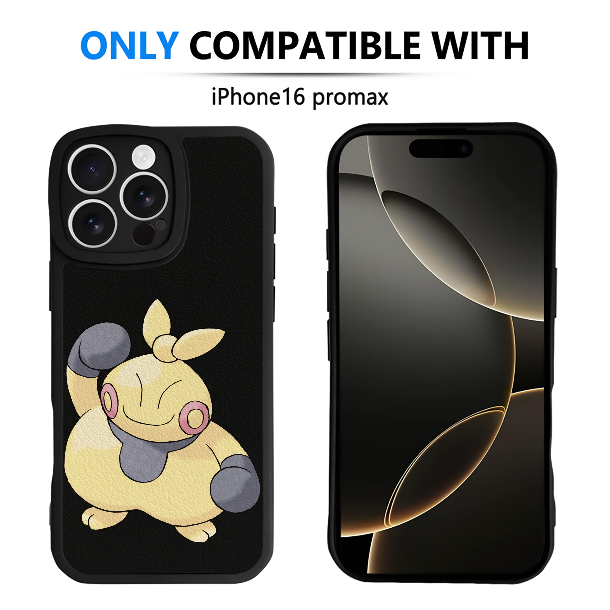 （画像用） ポケットモンスター Pokémon 【iPhone 16シリーズ対応】シリコンスマホケース（レザー調） 材質：シリコン
